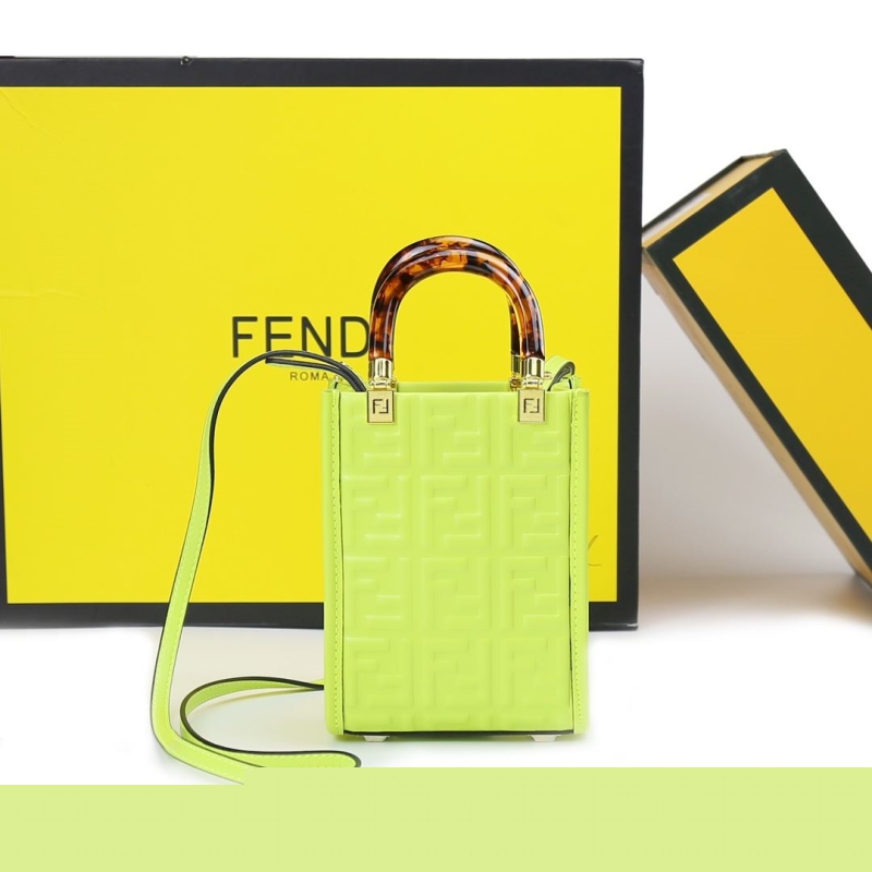 F**di top handle bags